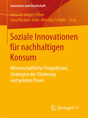cover image of Soziale Innovationen für nachhaltigen Konsum